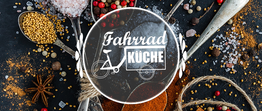 Fahrrad-Küche - Logo mit Hintergrund